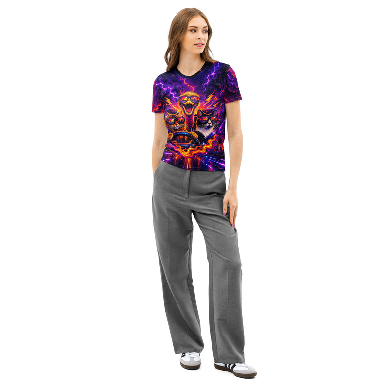 Psychedelic Highway Ladies Cotton Tee