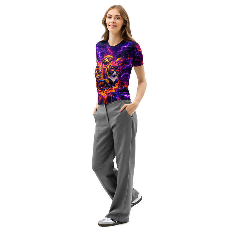 Psychedelic Highway Ladies Cotton Tee
