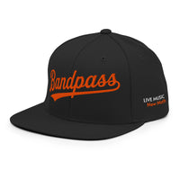 BandPass Embroidered Snapback Hat