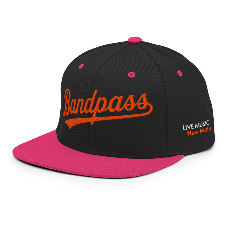 BandPass Embroidered Snapback Hat