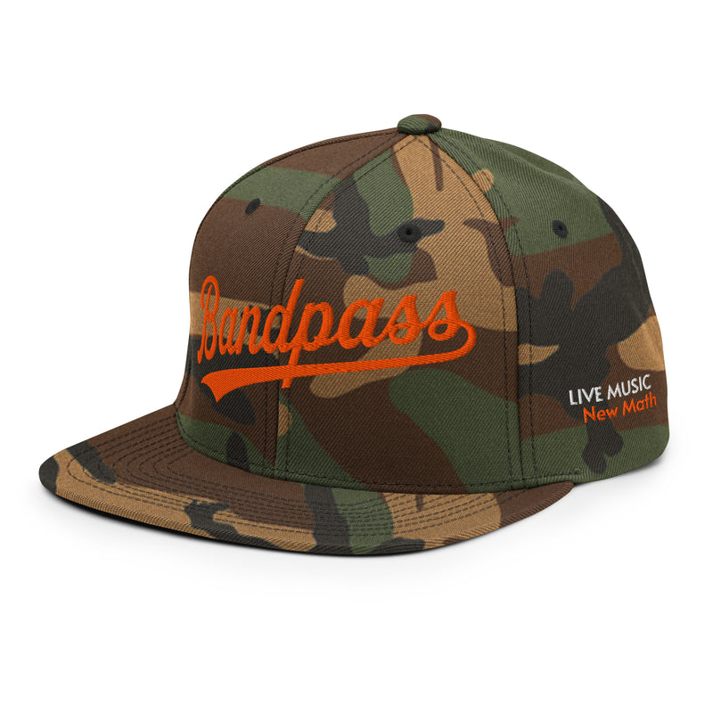 BandPass Embroidered Snapback Hat