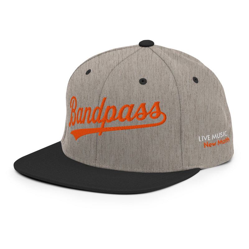 BandPass Embroidered Snapback Hat