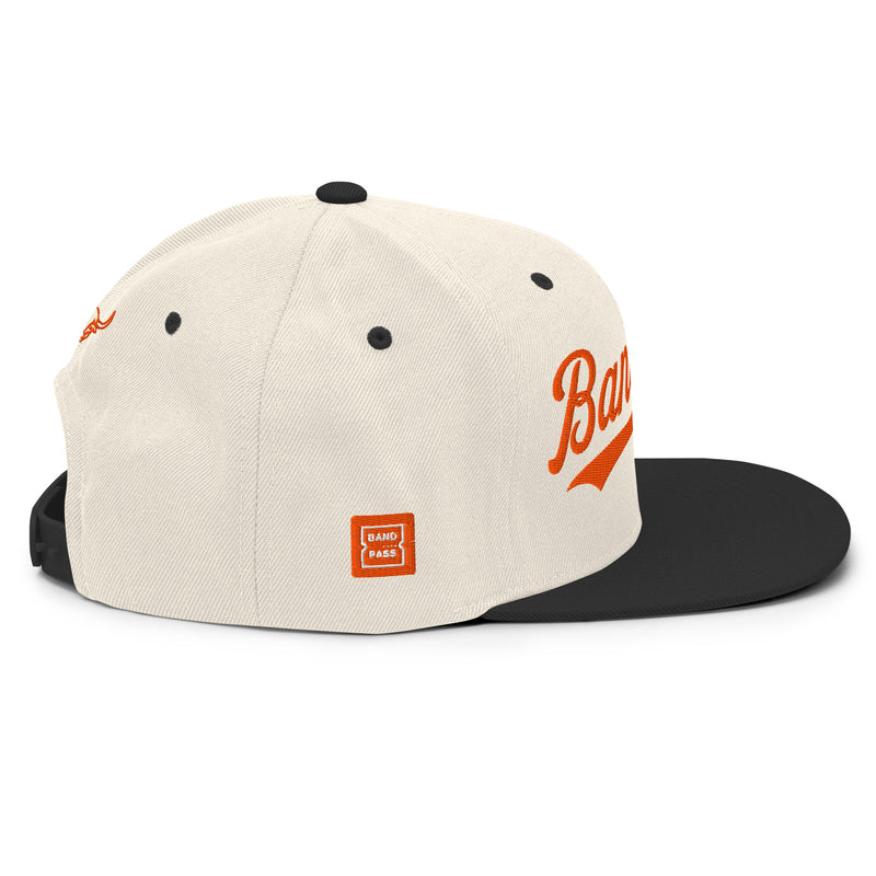 BandPass Embroidered Snapback Hat