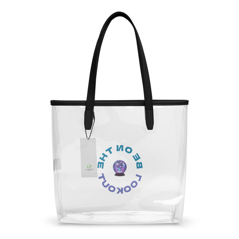 Be on the Lookout Clear tote bag