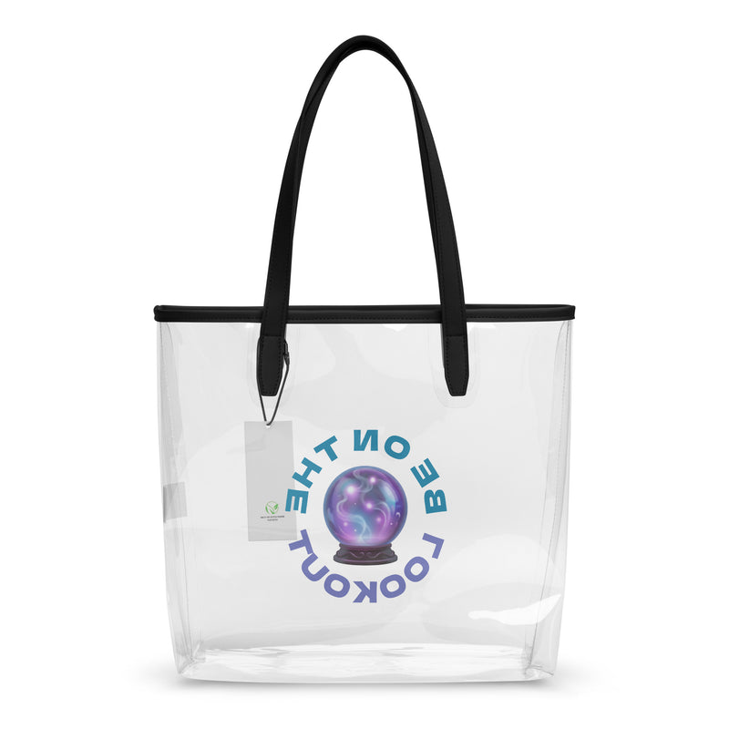 Be on the Lookout Clear tote bag