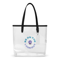 Be on the Lookout Clear tote bag