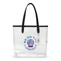Be on the Lookout Clear tote bag