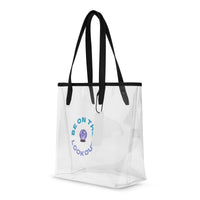 Be on the Lookout Clear tote bag
