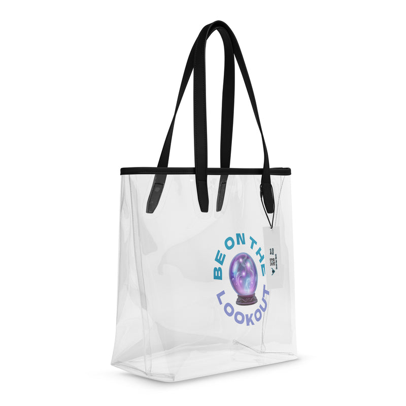 Be on the Lookout Clear tote bag