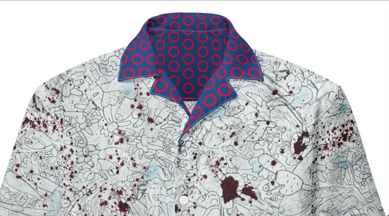PHISH DISKS Button Up