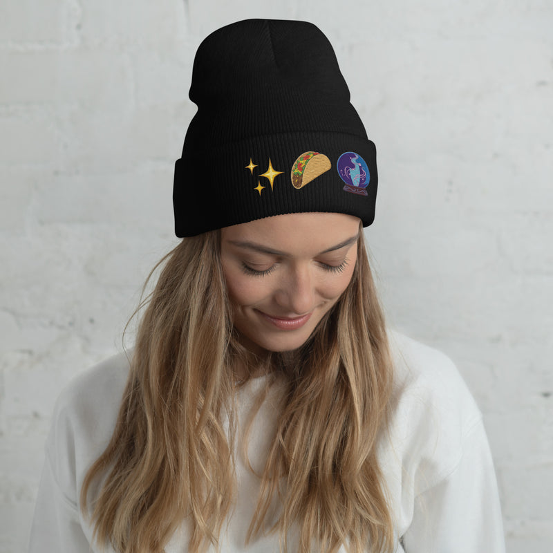 The Tarot Cuffed Beanie