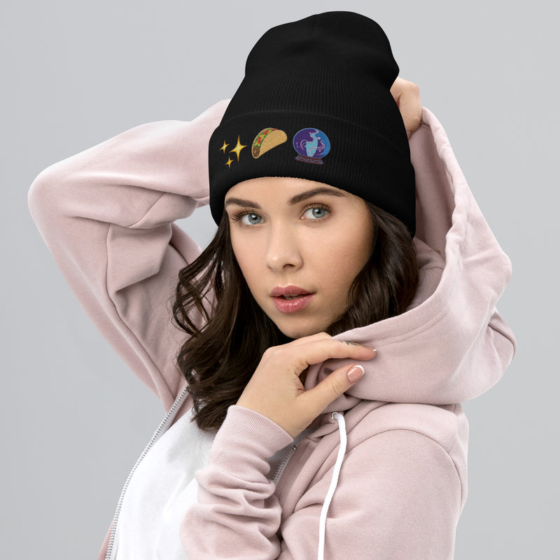 The Tarot Cuffed Beanie