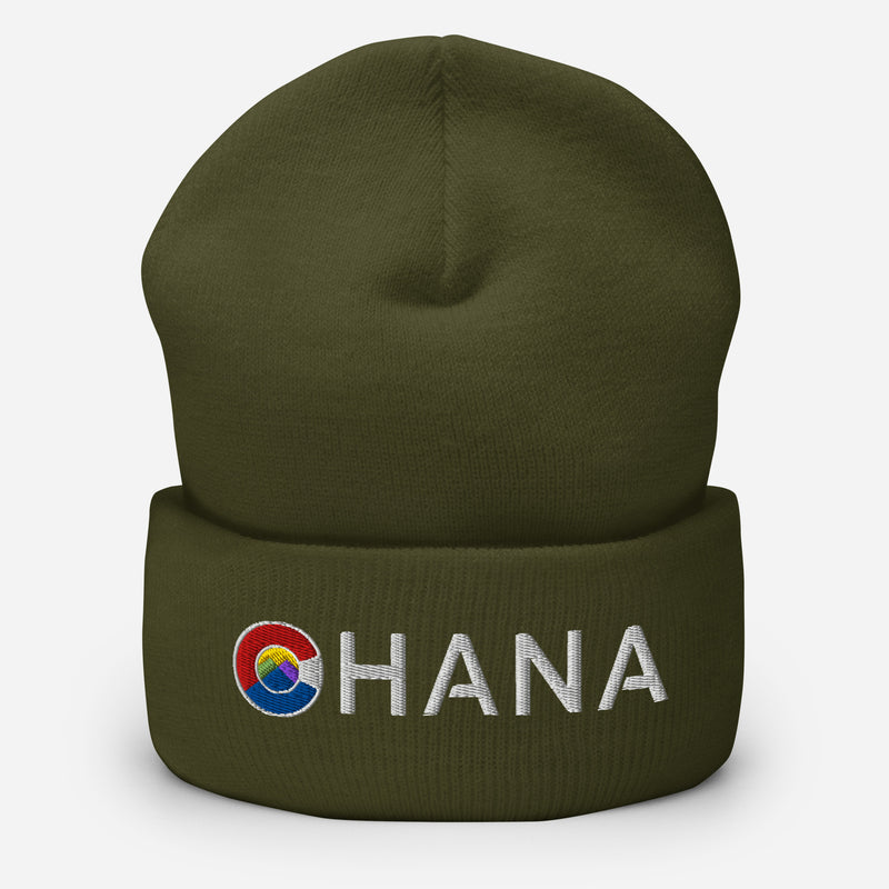 OHANA Cuffed Beanie