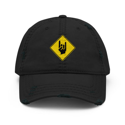 RAWK Distressed Hat