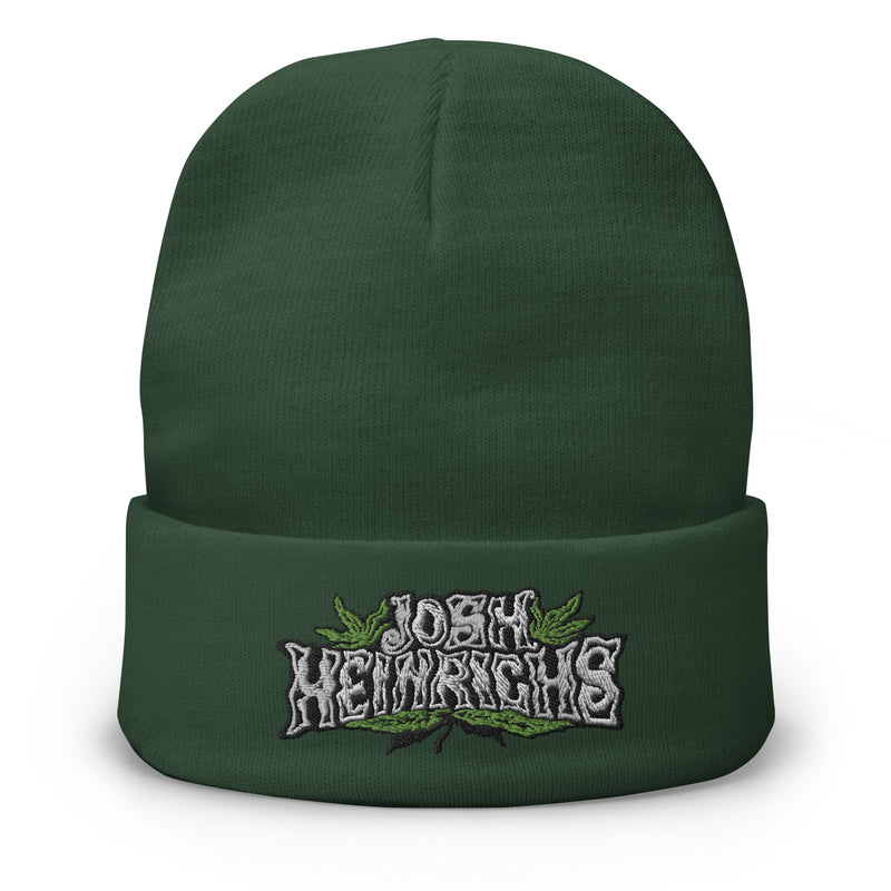 Herbs Embroidered Beanie