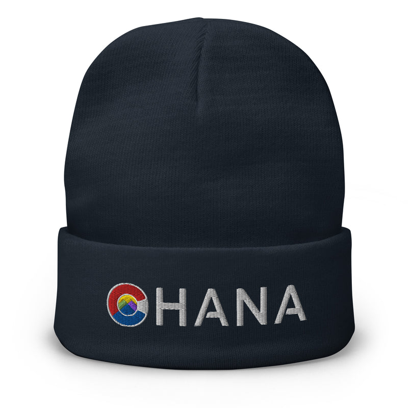 MTN OHANA Knit Embroidered Beanie