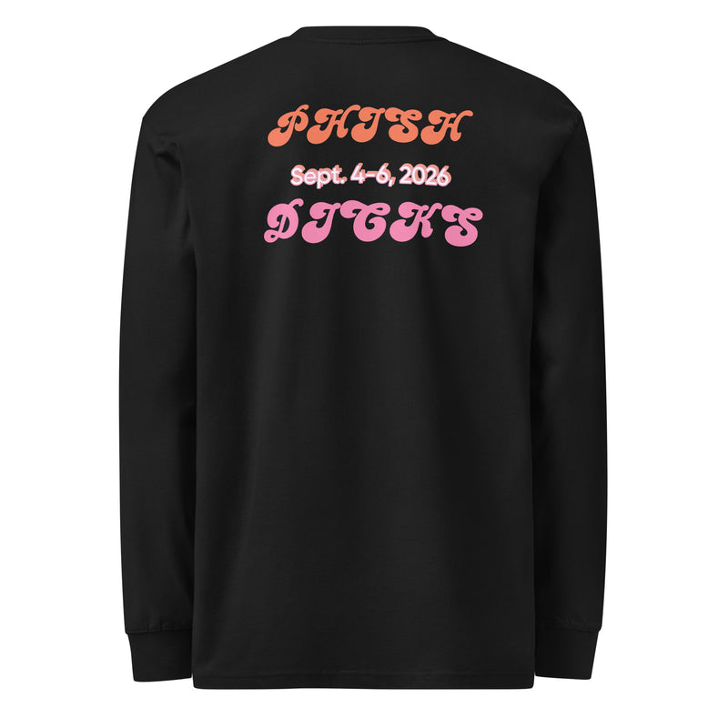 PHISH DICKS heavyweight long sleeve t-shirt