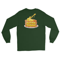 Butter Puddle Long Sleeve Shirt | Logo + Pancakes Back