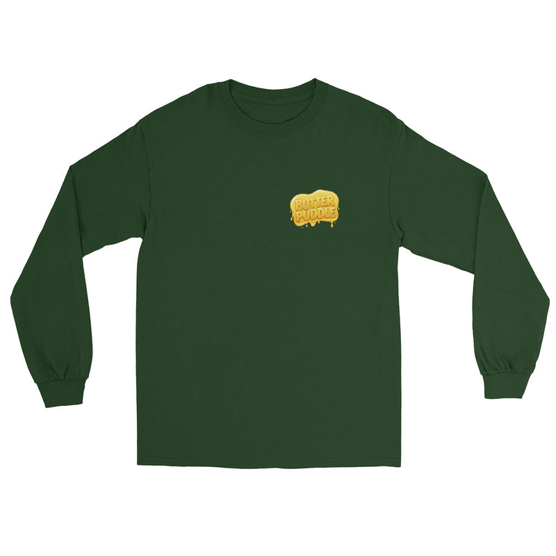 Butter Puddle Long Sleeve Shirt | Logo + Pancakes Back