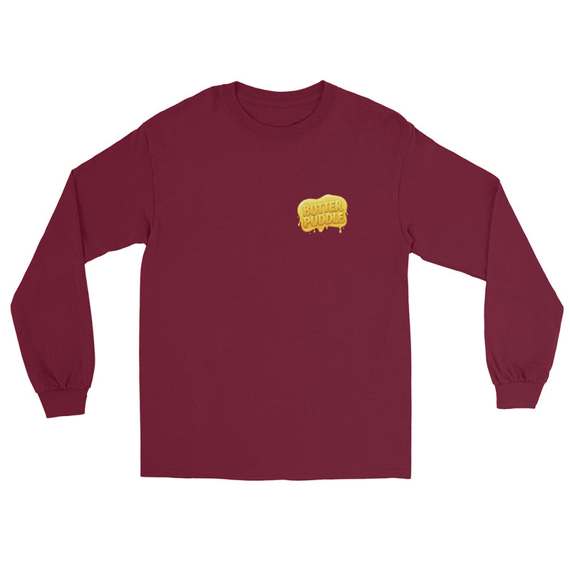 Butter Puddle Long Sleeve Shirt | Logo + Pancakes Back