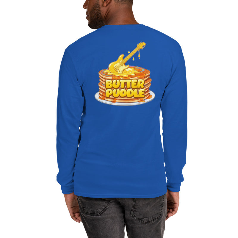 Butter Puddle Long Sleeve Shirt | Logo + Pancakes Back