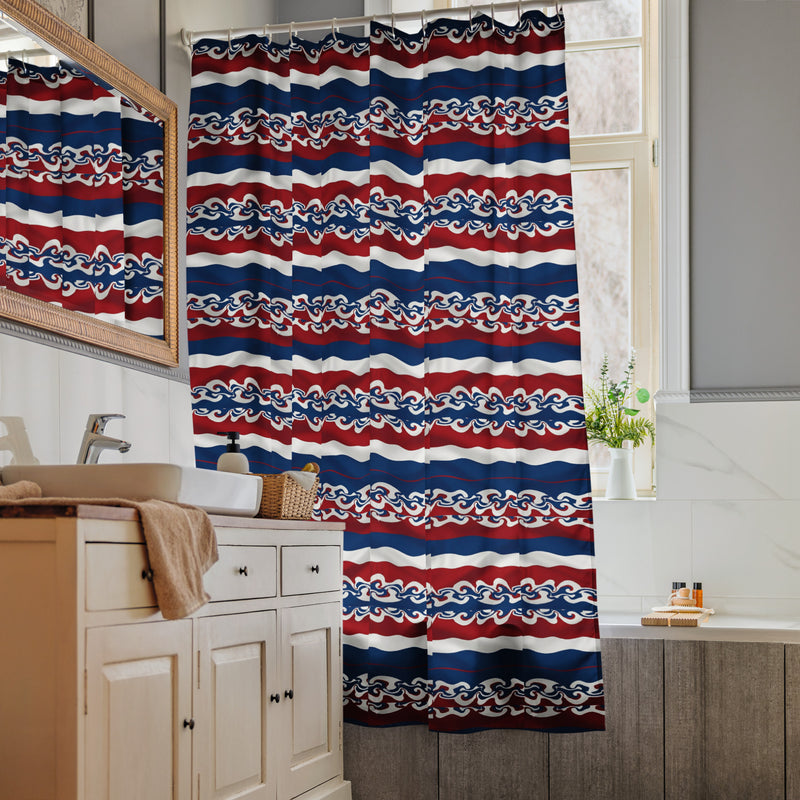 US BLues Shower curtain