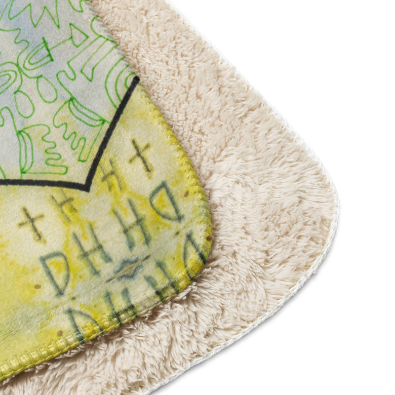 Tatyana’s Tulips Sherpa Blanket