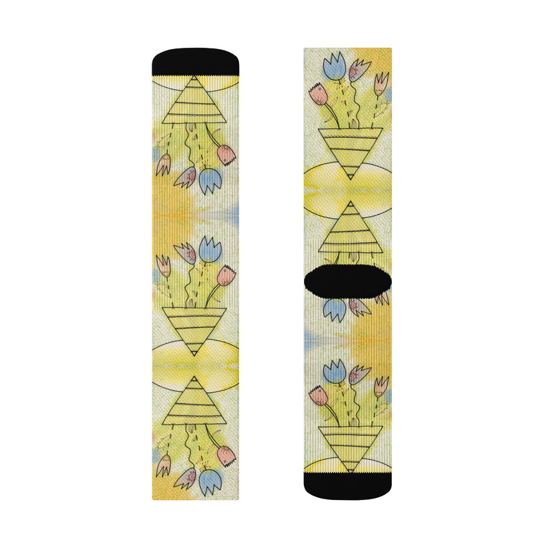 Tulip Crew Socks