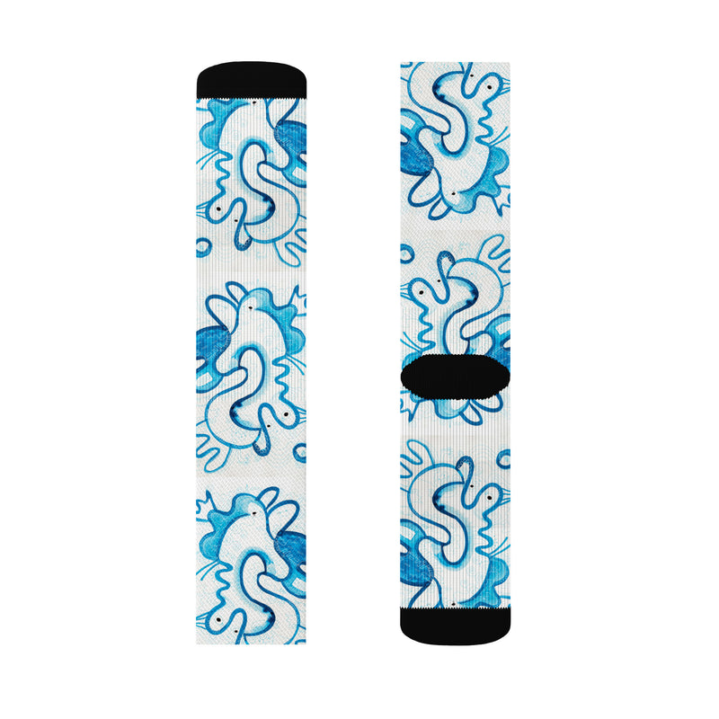 Bluebird Crew Socks