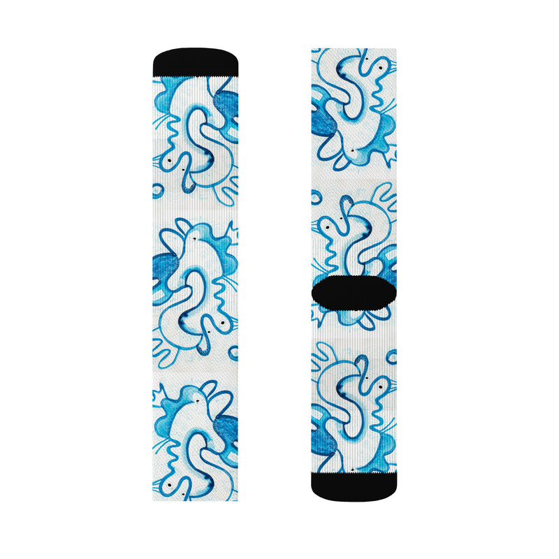 Bluebird Crew Socks