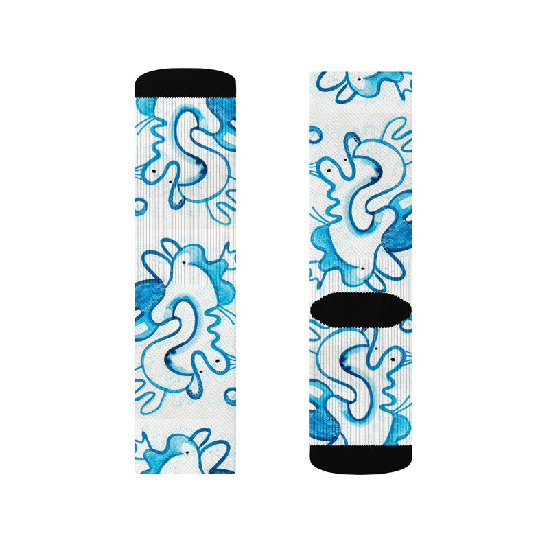 Bluebird Crew Socks