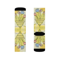 Tulip Crew Socks