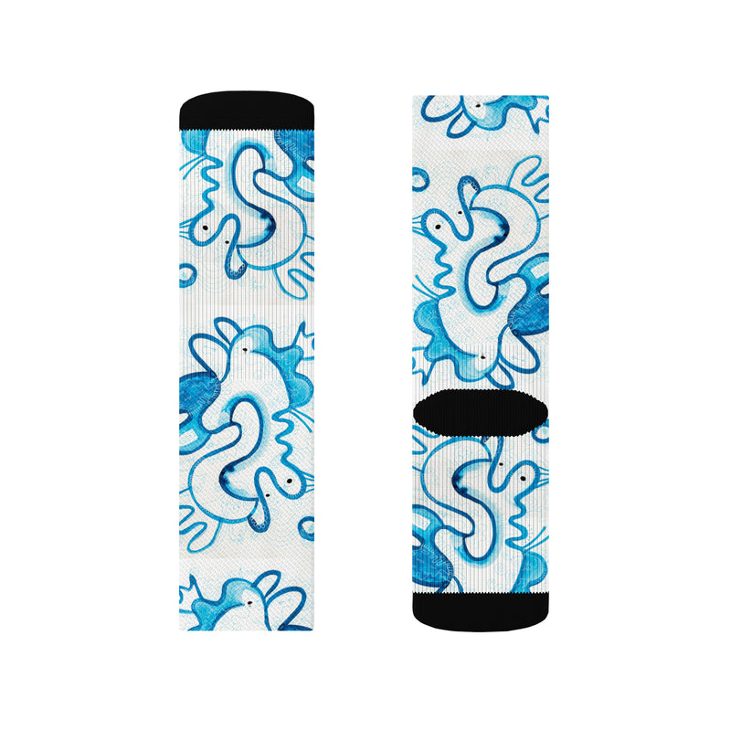 Bluebird Crew Socks