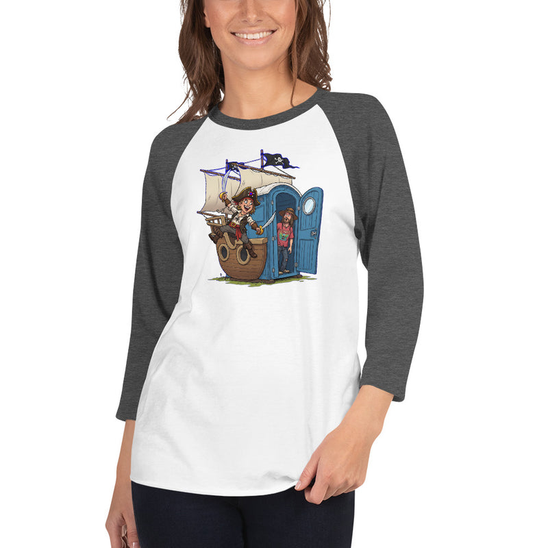 Folsom Porta-Pirate 3/4 sleeve raglan