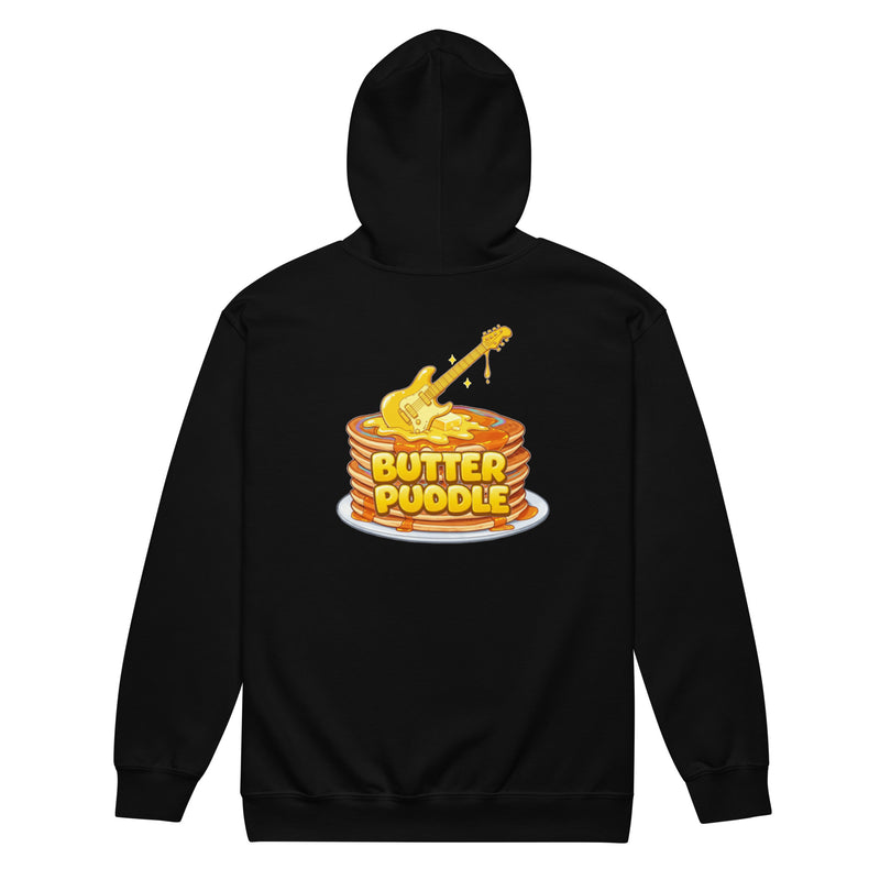 Heavy blend zip hoodie | Logo + Pancakes back