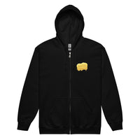Heavy blend zip hoodie | Logo + Pancakes back
