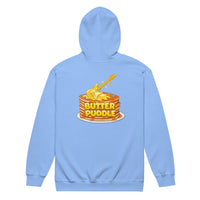 Heavy blend zip hoodie | Logo + Pancakes back