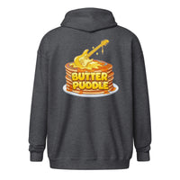 Heavy blend zip hoodie | Logo + Pancakes back
