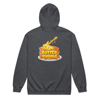 Heavy blend zip hoodie | Logo + Pancakes back