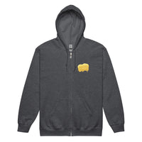 Heavy blend zip hoodie | Logo + Pancakes back