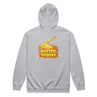 Heavy blend zip hoodie | Logo + Pancakes back