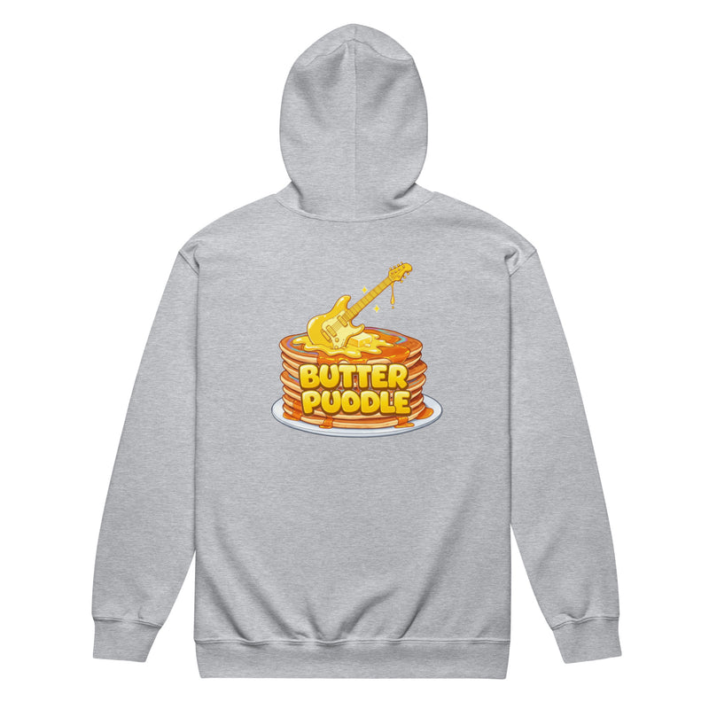 Heavy blend zip hoodie | Logo + Pancakes back