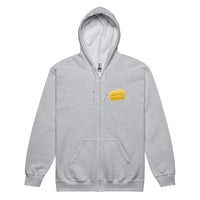 Heavy blend zip hoodie | Logo + Pancakes back