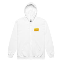 Heavy blend zip hoodie | Logo + Pancakes back