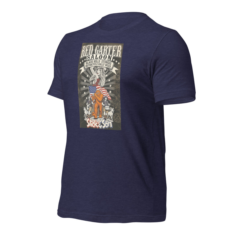 Slick and Son Red Garter 250th Anniversary Tee