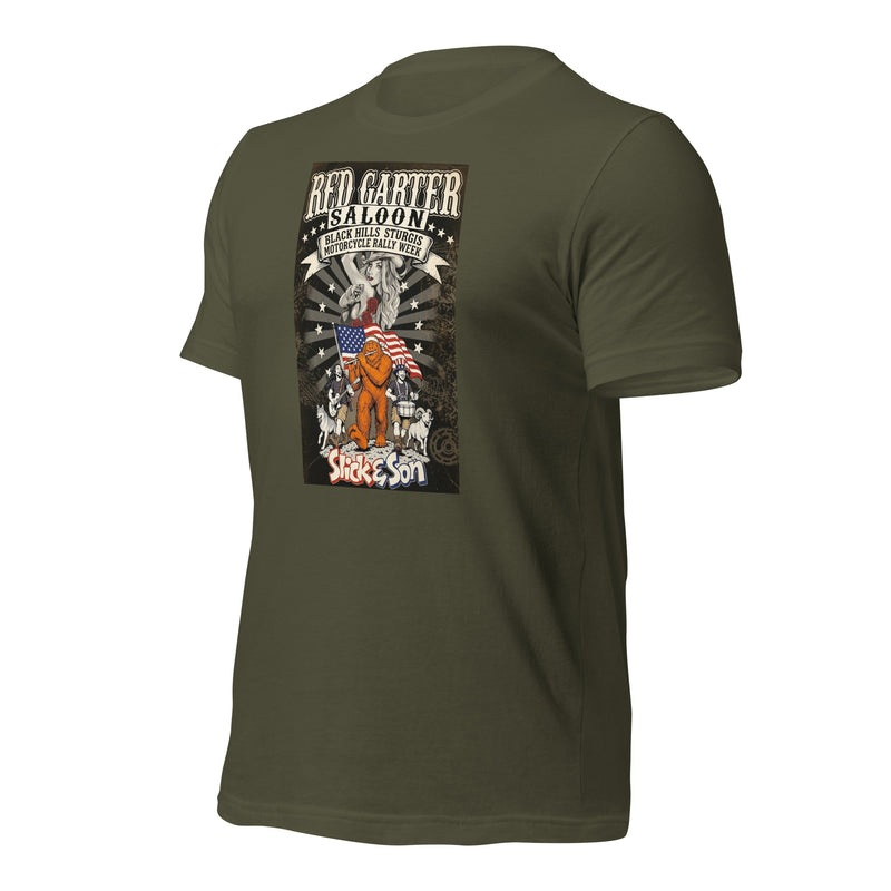 Slick and Son Red Garter 250th Anniversary Tee