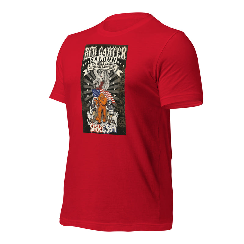 Slick and Son Red Garter 250th Anniversary Tee