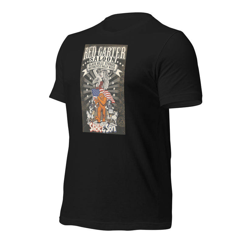 Slick and Son Red Garter 250th Anniversary Tee