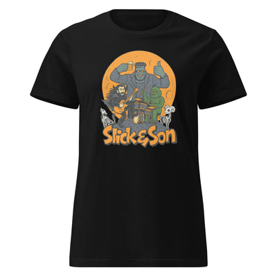 Halloween Slick and Son Ladies Tee