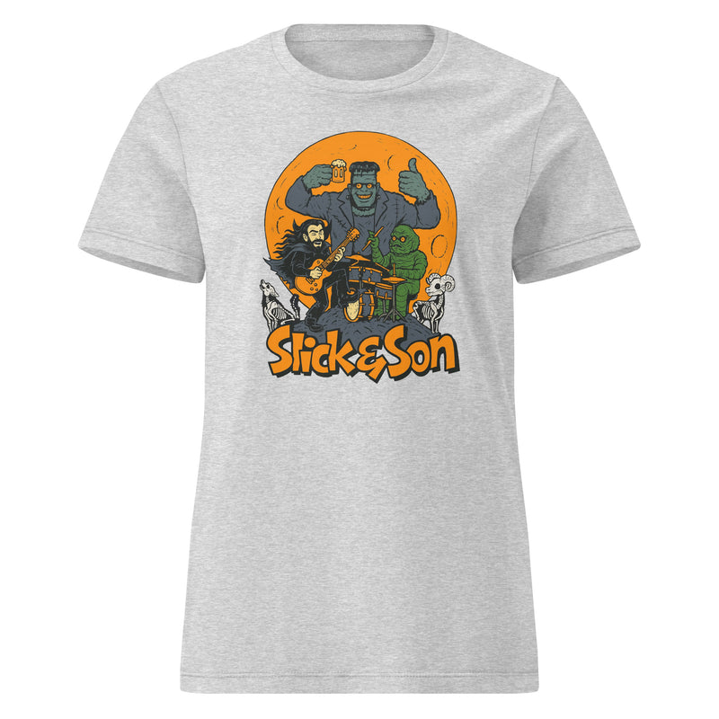 Halloween Slick and Son Ladies Tee